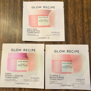 FREE WITH BUNDLE Glow Recipe Toner Pads Trio - New Release Product